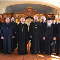 Состоялась встреча духовника Псковской епархии с клириками Плюсского благочиния