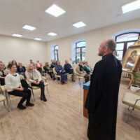 В епархиальном управлении состоялась первая встреча из цикла открытых лекций о духовной жизни