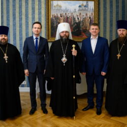 В Епархиальном управлении состоялась встреча, посвященная вопросам образования в Псковской области