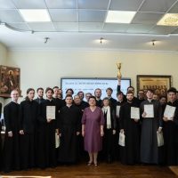 Студенты Псково-Печерской духовной семинарии приняли участие в викторине «Церковнославянские состязания»