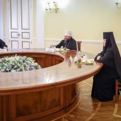 Состоялась встреча митрополита Матфея и Губернатора Санкт-Петербурга Александра Беглова