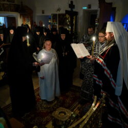 Митрополит Матфей совершил монашеский и иноческий постриги в Снетогорском монастыре