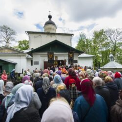 12 мая 2019 года, в Неделю 2-ю по Пасхе, в храме святых Жен-Мироносиц города Пскова прошел престольный праздник.