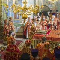 В Псковской епархии прошли торжества по случаю 80-летия митрополита Евсевия (Саввина).