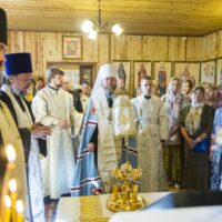 Вечером 5 июня 2019 года, накануне праздника Вознесения Господня, митрополит Псковский и Порховский Тихон возглавил праздничное богослужение в храме преподобного Серафима Саровского поселка Ямм Гдовского района.