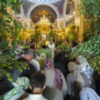 Вечером 15 июня 2019 года, накануне праздника Святой Троицы, митрополит Псковский и Порховский Тихон возглавил всенощное бдение в Михайловском соборе Свято-Успенского Псково-Печерского монастыря.