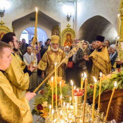 11 июля 2019 года, накануне дня памяти святых Первоверховных апостолов Петра и Павла, Всенощное бдение в храме святых апостолов Петра и Павла (с Буя) города Пскова возглавил архиепископ Монреальский и Канадский Гавриил.