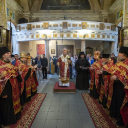 Вечером 1 августа 2019 года, накануне дня памяти святого пророка Божия Илии, митрополит Псковский и Порховский Тихон возглавил всенощное бдение в Михайловском соборе Свято-Успенского Псково-Печерского монастыря.