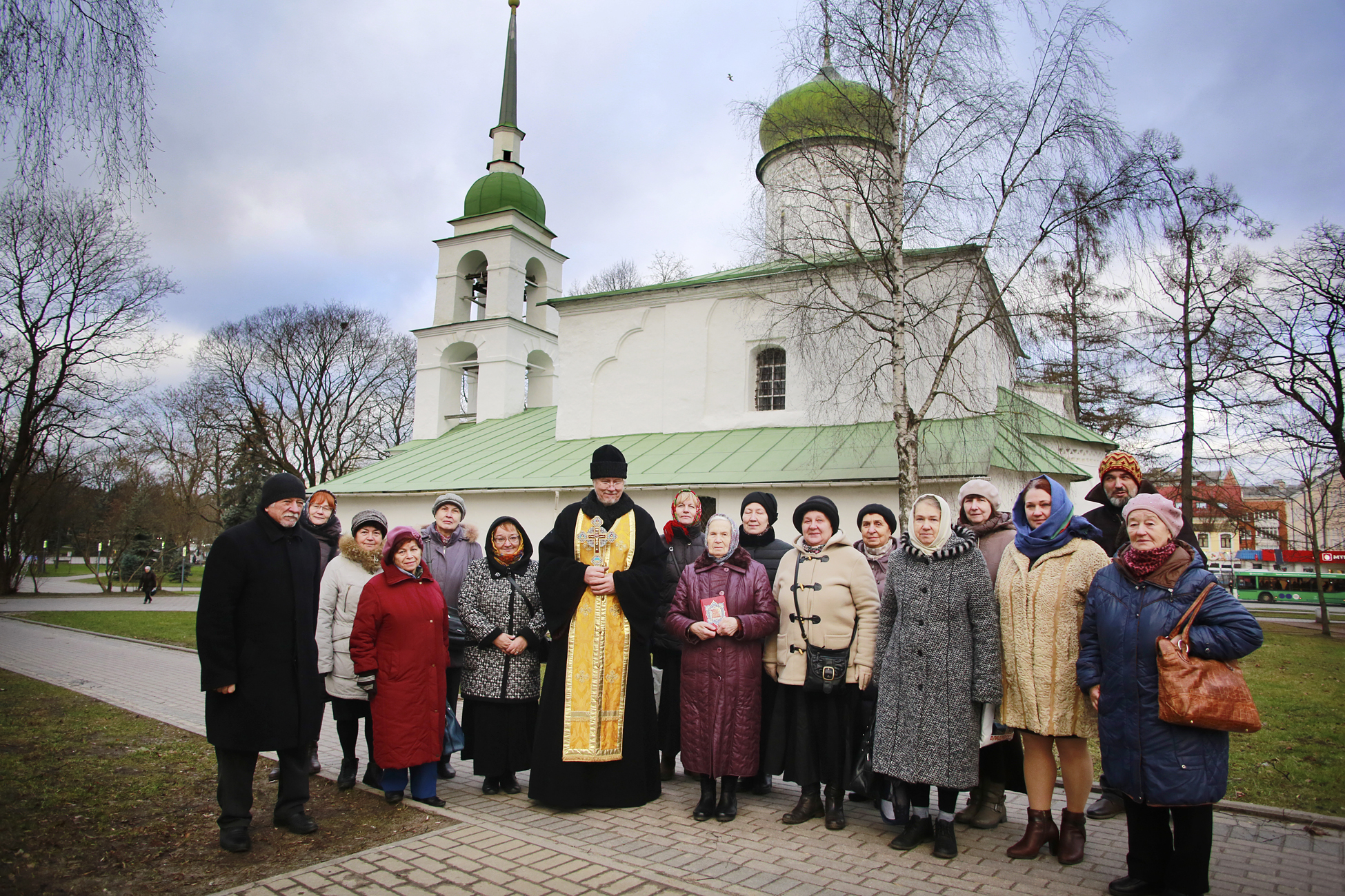 Храм в крестах Псков