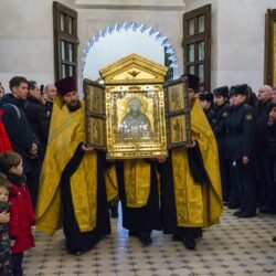 В Псковскую епархию принесена главная икона Воздушно-десантных сил РФ