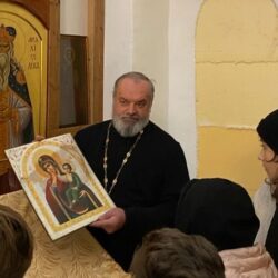 В храме святых бессребреников и чудотворцев Космы и Дамиана (с Примостья) прошла встреча с учащимися общеобразовательной школы