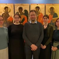 Студенты иконописного отделения Санкт-Петербургской Духовной Академии прошли практику в городе Пскове