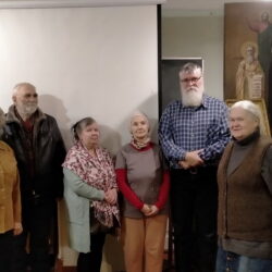 При храме святого Александра Невского города Пскова состоялась лекция «Иоанна Богослова Костельников монастырь на Запсковье»