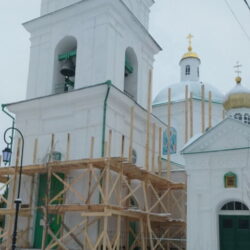 В храме сорока мучеников Севастийских города Печоры начались реставрационные работы