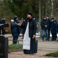 В 24-ю годовщину подвига воинов 6-й роты в городе Пскове прошли заупокойные богослужения