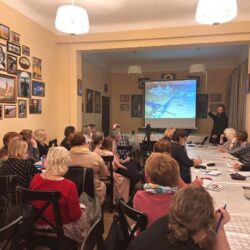 При храме святого князя Александра Невского прошла лекция, посвящённая Свято-Благовещенской Никандровой пустыни