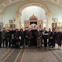 Храм святого благоверного великого князя Александра Невского посетили учащиеся Москвинской школы поселка Кирово Псковского района