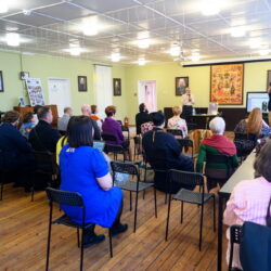 В Социально-культурном центре «Троицкий» прошла лекция о митрополите Сергии (Воскресенском) и церковной жизни в годы Великой Отечественной войны