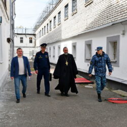 Протоиерей Василий Лупаков,в составе общественной наблюдательной комиссии, посетил следственный изолятор № 1 УФСИН России по Псковской области