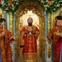 Во вторник Светлой седмицы митрополит Арсений совершил Литургию в Савво-Крыпецком монастыре