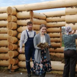 В поселке Тямша началось возведение храма в честь святых Жен-мироносиц