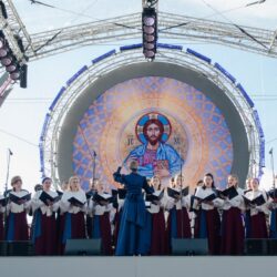 Архиерейский хор Псково-Печерского монастыря принял участие во Всероссийском хоровом фестивале им. М.Ф. Гривского