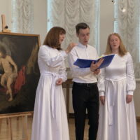 Певчие храма Воскресения Христова (со Стадища) приняли участие в мероприятии из «Христологического цикла» в Псковском музее-заповеднике