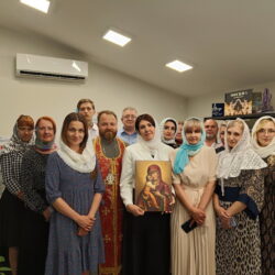 Протоиерей Алексей Воронюк принял участие в рабочих встречах с участниками Псковского филиала фонда «Защитники Отечества»