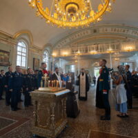 В воинском храме святого Александра Невского прошла мемориальная акция «Свеча памяти»