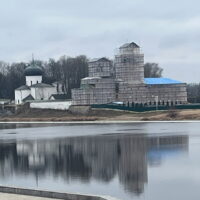 В Стефановской церкви Мирожского монастыря продолжаются ремонтно-реставрационные работы