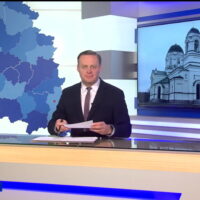 В эфире ГТРК «Псков» рассказали о завершении реставрации храма Входа Господня в Иерусалим в Посолодино