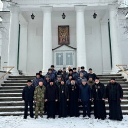 Росгвардейцы посетили Псково-Печерский монастырь в рамках акции «Великопостное молитвенное стояние за воинов Росгвардии» 