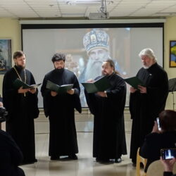 Квартет духовенства Псковской епархии исполнил произведение Псковского писателя Игоря Смолькина