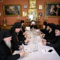 Митрополит Матфей возглавил заседание Духовного собора Псково-Печерского монастыря