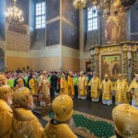 Митрополит Матфей принял участие в торжествах в Донском монастыре по случаю 100-летия преставления Патриарха Тихона