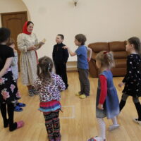 В Воскресной школе Спасо-Елеазаровского монастыря прошел праздник Антипасхи