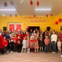 В храме святых Жен-Мироносиц города Пскова состоялся Пасхальный утренник