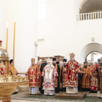 Митрополит Матфей принял участие в принесении мощей святителя Тихона, патриарха Всероссийского в Тверскую епархию