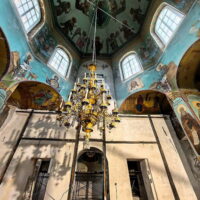 В храме 40-ка Севастийских мучеников города Печоры продолжаются реставрационные работы