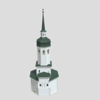 Храм Вознесения «под колоколы» Снетогорского монастыря воссоздан в формате 3D