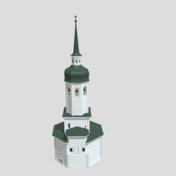 Храм Вознесения «под колоколы» Снетогорского монастыря воссоздан в формате 3D