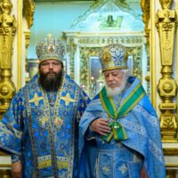 Митрополит Матфей совершил Литургию в храме святителя Николая (в Любятово)