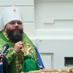 Слово митрополита Псковского и Порховского Матфея на чине освящения колоколов храма Вознесения Господня в деревне Бельское Устье