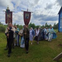 В храме в честь иконы Божией Матери “Боголюбская” в Дедовичах отметили престольный праздник