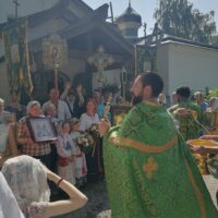 В храме преподобного Сергия Радонежского (с Залужья) состоялось престольное торжество