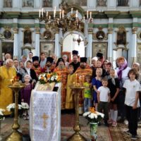 В день памяти архидиакона Стефана в Никольском храме села Качаново отметили малый престольный праздник