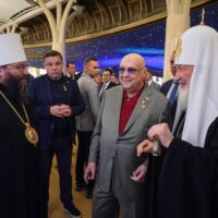 Митрополит Матфей принял участие в торжествах, посвященных 25-летию со дня великого освящения Храма Христа Спасителя и 15-летию Программы строительства храмов в городе Москве