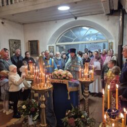 В Изборском храме Рождества Пресвятой Богородицы отметили престольное торжество