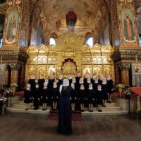 Воспитанники Воскресной школы Псково-Печерского монастыря выступили на международном фестивале «Оптинские встречи на берегах Невы»