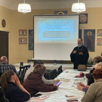 При храме святого Александра Невского состоялась лекция на тему «История формирования канона книг Священного Писания Нового Завета»